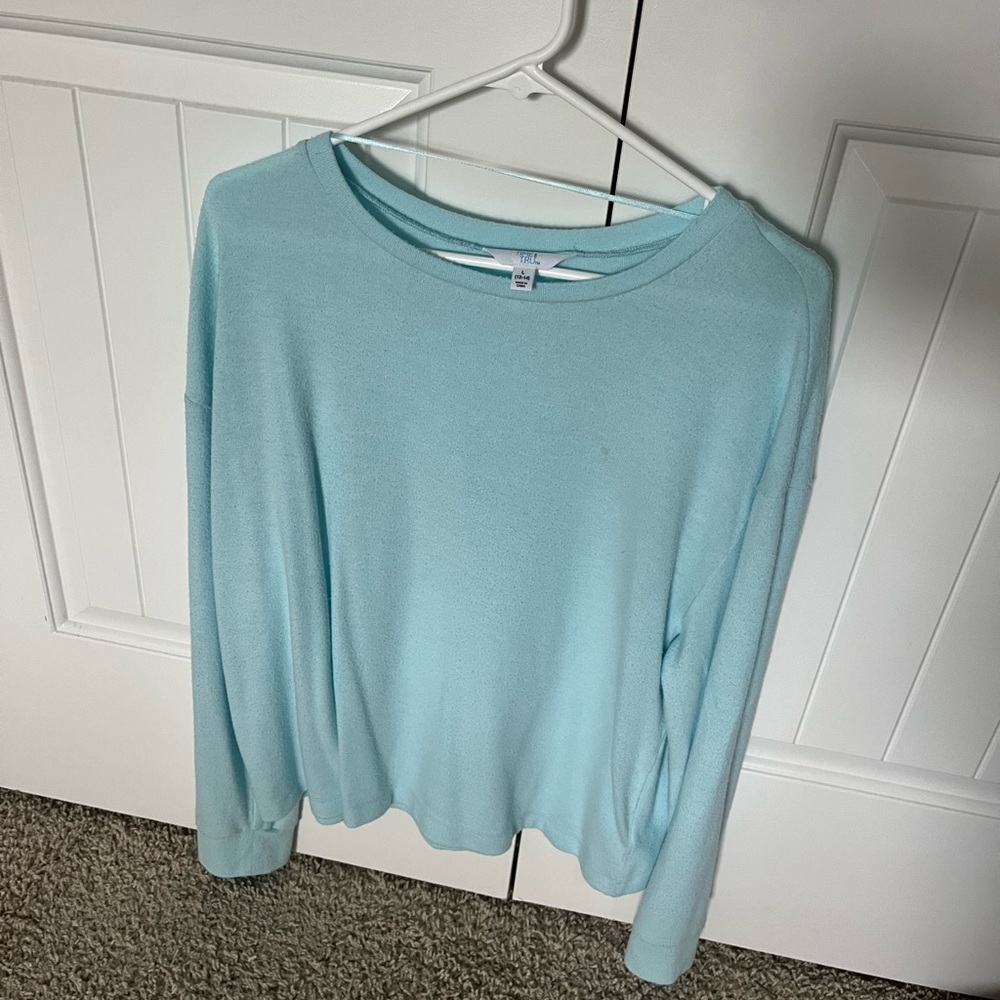 Childrens Large Sky Blue Sweater